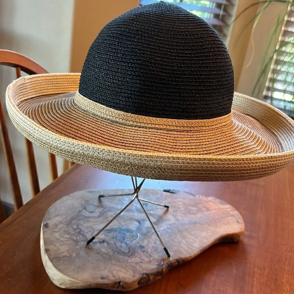 Columbia Black & Tan Sun Hat - O/S